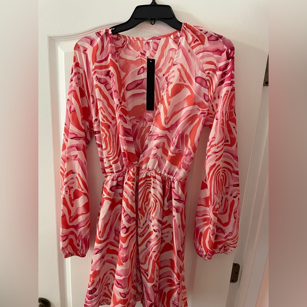 NWT deep V dress